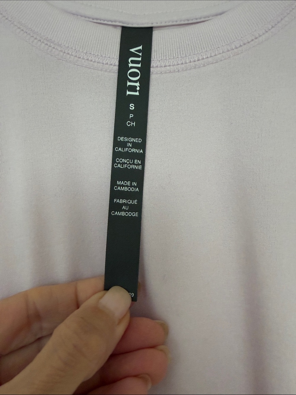 Vuori Lilac Crew Tee - Picture 3 of 4